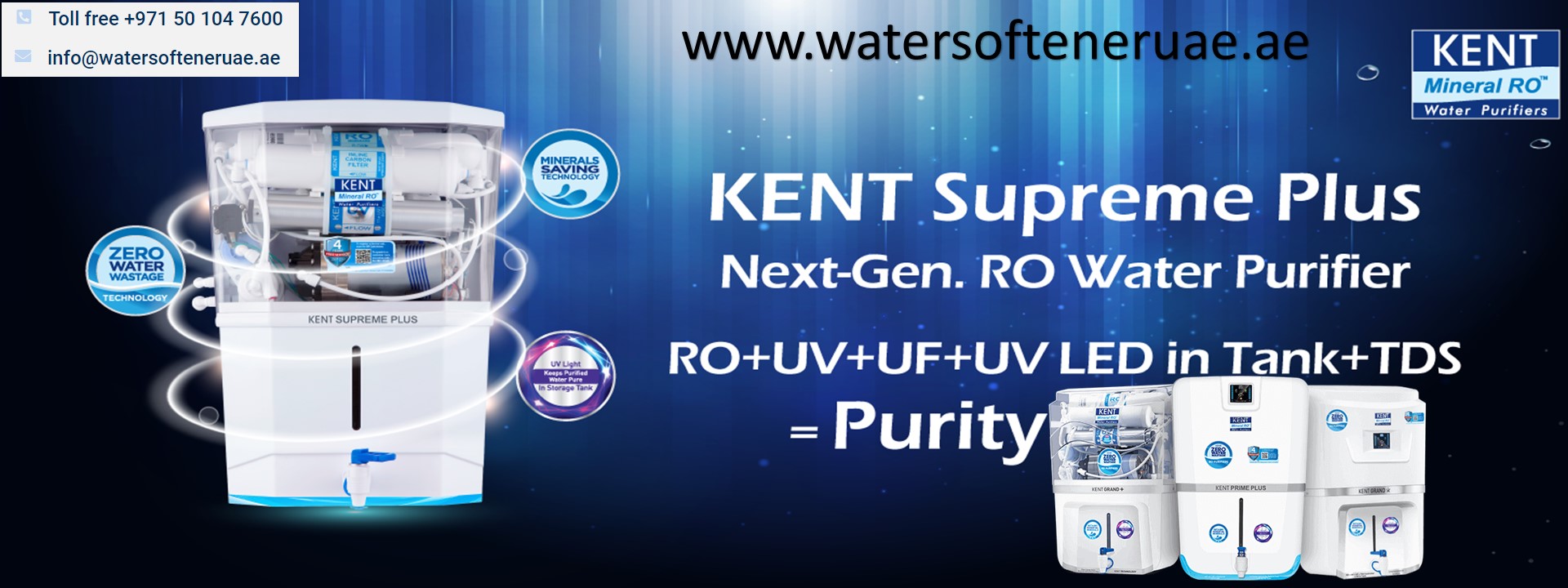 kent water purifier suppliers in Dubai